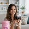 Personalized Initial Wine Glass for Women - 20 oz Stemmed Monogrammed Glass, Customized Engraved Gift for Mom, Wife, Friend, Her - Birthday, Mother’s Day, Wine Lover Gift
